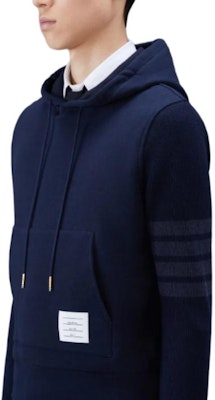 トムブラウン ネイビー ソリッド フォーストライプ スウェットシャツ MJT236A-03377-415 Lookbook トムブラウン ネイビー ソリッド フォーストライプ スウェットシャツ MJT236A-03377-415