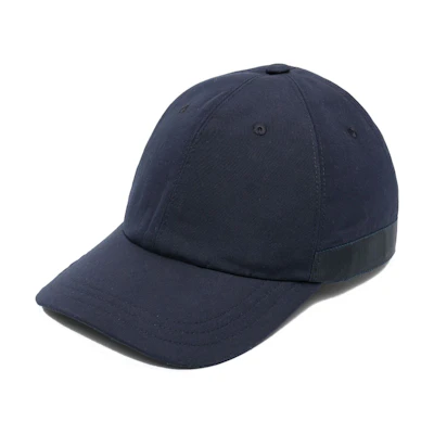 Thom Browne Solid Navy Blue Polyester Cotton Baseball Cap for Men. MHC328J04502415