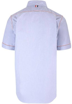 톰브라운 솔리드 옥스포드 반팔 셔츠 블루 MWS316A-F0313-480 Lookbook 톰브라운 솔리드 옥스포드 반팔 셔츠 블루 MWS316A-F0313-480