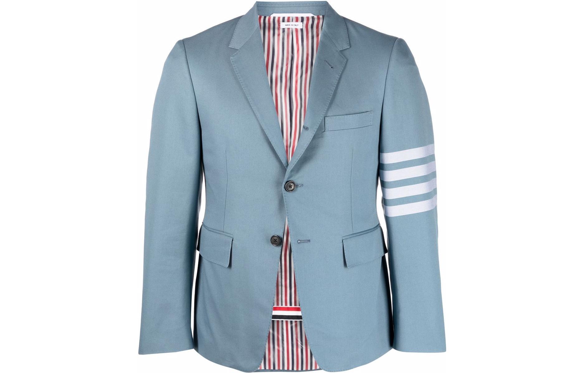 Order THOM BROWNE Solid Stripe Sut Fesyen MJC001-A07890-420