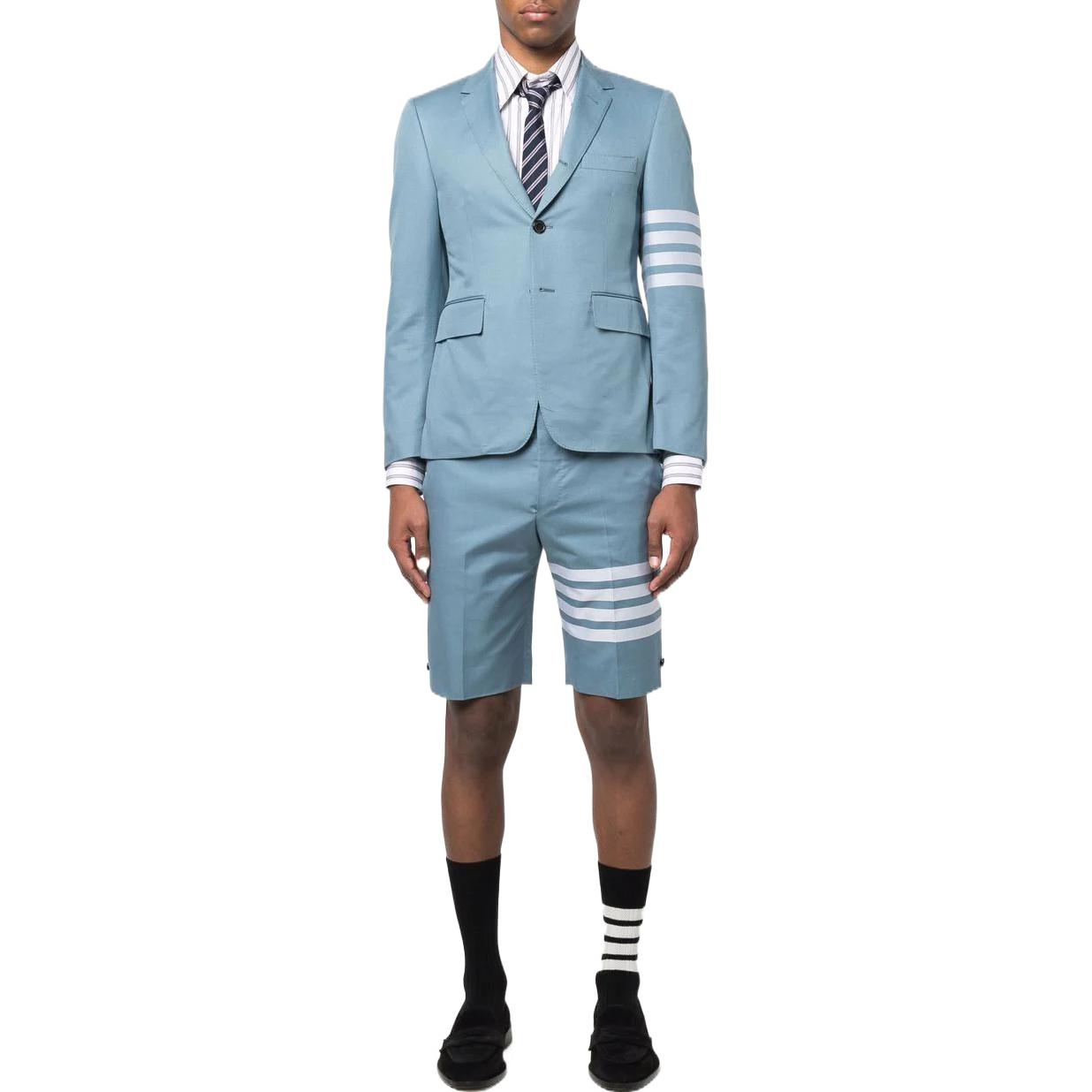 Lookbook THOM BROWNE Solid Stripe Sut Fesyen MJC001-A07890-420