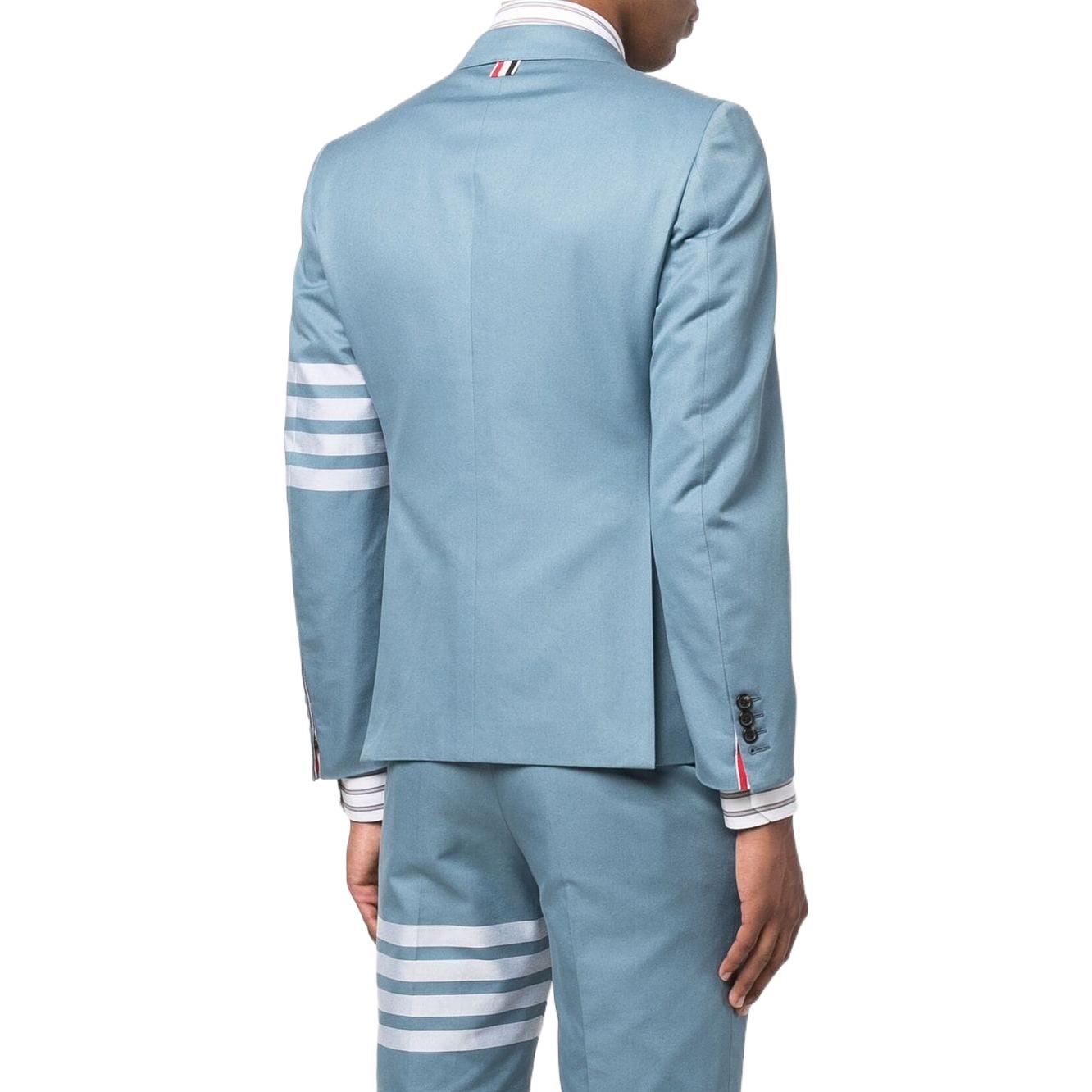 Shop THOM BROWNE Solid Stripe Sut Fesyen MJC001-A07890-420