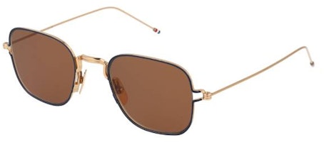 THOM BROWNE Square Frame Metal Sunglasses Dark Brown TBS116A02 THOM BROWNE Square Frame Metal Sunglasses Dark Brown TBS116A02
