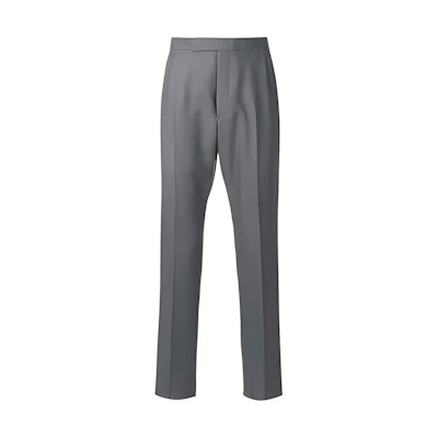 THOM BROWNE SS21 Adjustable Strap Cropped Suit Pants Gray MTC001A-00626-035