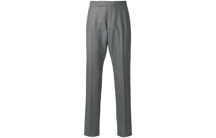 Order THOM BROWNE SS21 Pantalones Cortos de Traje con Tirantes Ajustables Gris MTC001A-00626-035