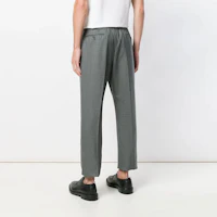 Purchase THOM BROWNE SS21 可調肩帶灰色短款西裝褲 MTC001A-00626-035