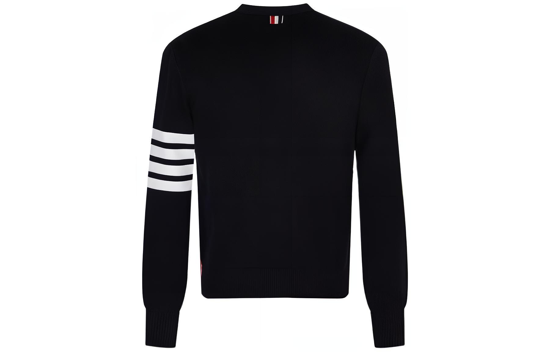 THOM BROWNE SS21 Blue Four-Bar Classic Knit Cardigan Jacket MKC171A-00219-415 圖 3