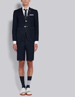 Shop THOM BROWNE SS21 Celana Pendek Kasual Katun Biru Navy. MTC002G-04502-415