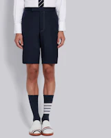 Purchase THOM BROWNE SS21 Celana Pendek Kasual Katun Biru Navy. MTC002G-04502-415