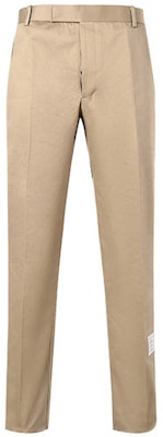 THOM BROWNE SS21 休閒棉質長褲 米色。 MTU187A-03788-275 Order THOM BROWNE SS21 休閒棉質長褲 米色。 MTU187A-03788-275