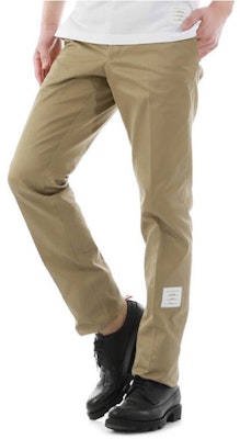 THOM BROWNE SS21 休閒棉質長褲 米色。 MTU187A-03788-275 Purchase THOM BROWNE SS21 休閒棉質長褲 米色。 MTU187A-03788-275