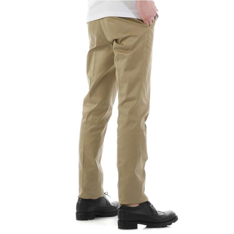 Details for THOM BROWNE SS21 休閒棉質長褲 米色。 MTU187A-03788-275