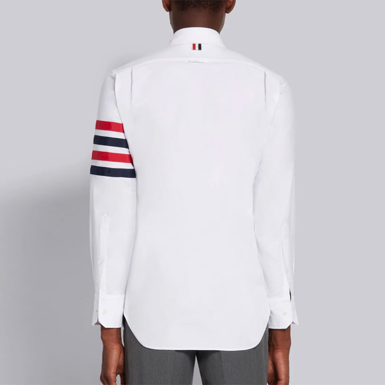 Purchase 汤姆布朗 SS21经典4条纹牛津白色长袖衬衫 MWL319A-06177-100