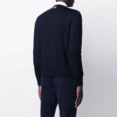 トムブラウン SS21 クラシック フォーストライプ ニット プルオーバー ブルー メンズ MKA355A-Y1002-415 Purchase トムブラウン SS21 クラシック フォーストライプ ニット プルオーバー ブルー メンズ MKA355A-Y1002-415