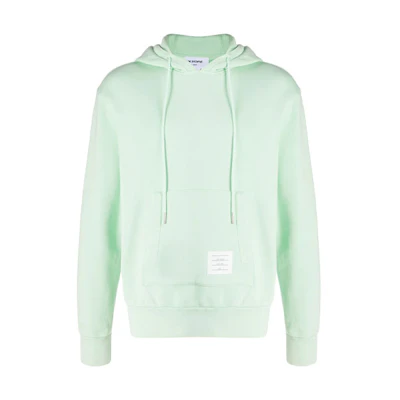 Thom Browne SS21 Green Loopback Cotton Pullover Sweatshirt MJT272B-03377-350