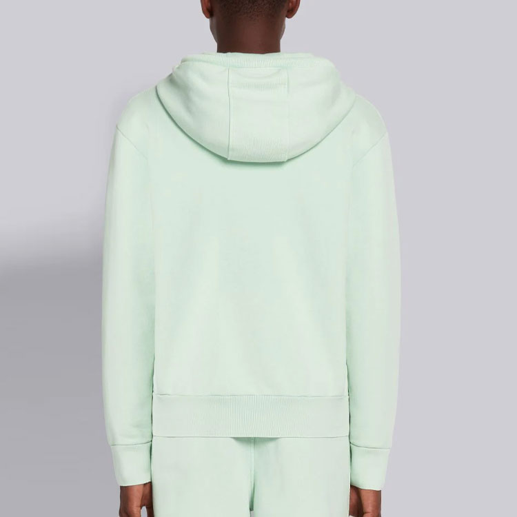 Purchase 톰 브라운 SS21 그린 루프백 코튼 풀오버 스웨트셔츠 MJT272B-03377-350