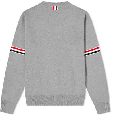 Thom Browne SS21 Sweater Abu-Abu Cross-Stitch Striped Crewneck Knit MKA326A-Y3001-055 Lookbook Thom Browne SS21 Sweater Abu-Abu Cross-Stitch Striped Crewneck Knit MKA326A-Y3001-055