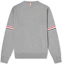 Lookbook Thom Browne SS21 Sweater Abu-Abu Cross-Stitch Striped Crewneck Knit MKA326A-Y3001-055