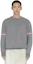 Shop Thom Browne SS21 Sweater Abu-Abu Cross-Stitch Striped Crewneck Knit MKA326A-Y3001-055