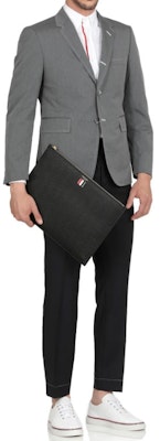 THOM BROWNE SS21 Chaqueta Casual Gris de Traje de Un Solo Pecho. MJC001G-04502-035 Shop THOM BROWNE SS21 Chaqueta Casual Gris de Traje de Un Solo Pecho. MJC001G-04502-035