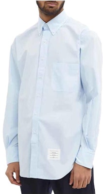 THOM BROWNE SS21 輕薄純棉襯衫 藍色 MWL010E-03113-480 Shop THOM BROWNE SS21 輕薄純棉襯衫 藍色 MWL010E-03113-480