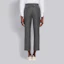 Purchase Thom Browne SS21 Celana Pria Wol Abu-Abu dengan Pita dan Garis Diagonal. MTC160A-00626-035