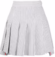 Order THOM BROWNE SS21 灰色中腰百褶條紋裙 開學特別版 FGC402V-00572-035