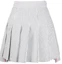 Order 톰브라운 SS21 미드웨이스트 플리츠 스트라이프 스커트 그레이 백투스쿨 에디션 FGC402V-00572-035