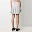 Shop 톰브라운 SS21 미드웨이스트 플리츠 스트라이프 스커트 그레이 백투스쿨 에디션 FGC402V-00572-035