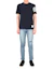 Order THOM BROWNE SS21 Navy 4-Bar Stripe Cotton Crewneck T-Shirt MJS152A-06221-415