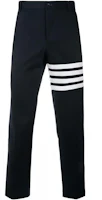 Order Thom Browne SS21 ネイビー クラシック フォーストライプ アイビーボーイ パンツ 秋款 MTU245A-03788-415