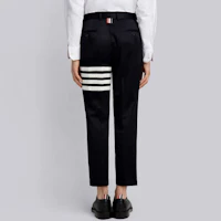 Purchase Thom Browne SS21 ネイビー クラシック フォーストライプ アイビーボーイ パンツ 秋款 MTU245A-03788-415