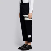 Sizing Thom Browne SS21 ネイビー クラシック フォーストライプ アイビーボーイ パンツ 秋款 MTU245A-03788-415