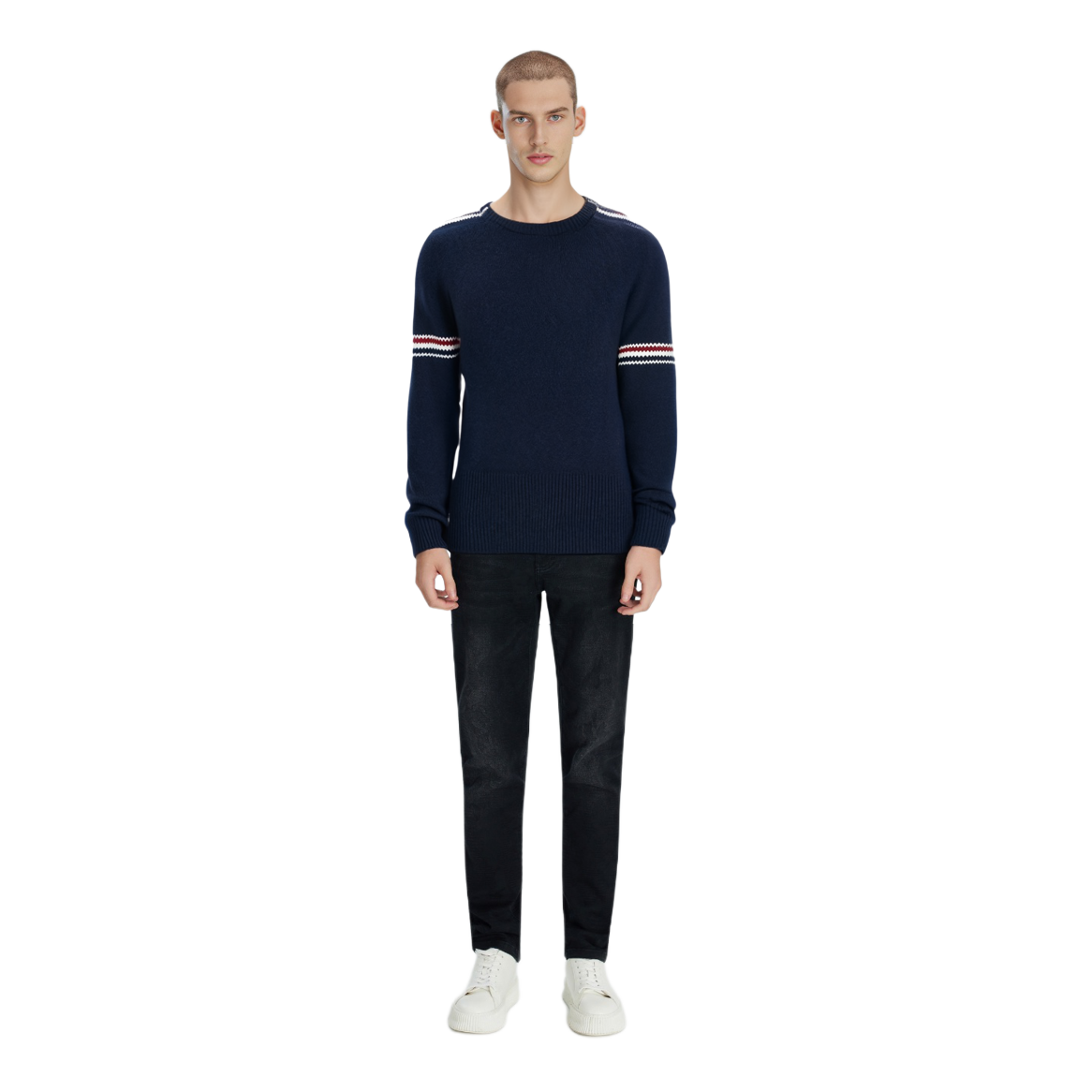 THOM BROWNE SS21 Striped Intarsia Wool Sweater Navy Blue MKA177A-00278-415 圖 6