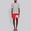 Lookbook THOM BROWNE SS21 Pantalones Cortos Impermeables a Rayas - Rojo MTU223A-05415-600