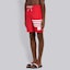Purchase THOM BROWNE SS21 Pantalones Cortos Impermeables a Rayas - Rojo MTU223A-05415-600