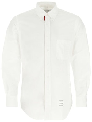 Camisa Blanca de Algodón Manga Larga con Botones Thom Browne SS21. MWL010E-03113-100 Order Camisa Blanca de Algodón Manga Larga con Botones Thom Browne SS21. MWL010E-03113-100