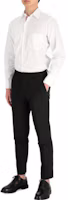 Cheap THOM BROWNE SS21 White Cotton Button-Down Long Sleeve Shirt. MWL010E-03113-100