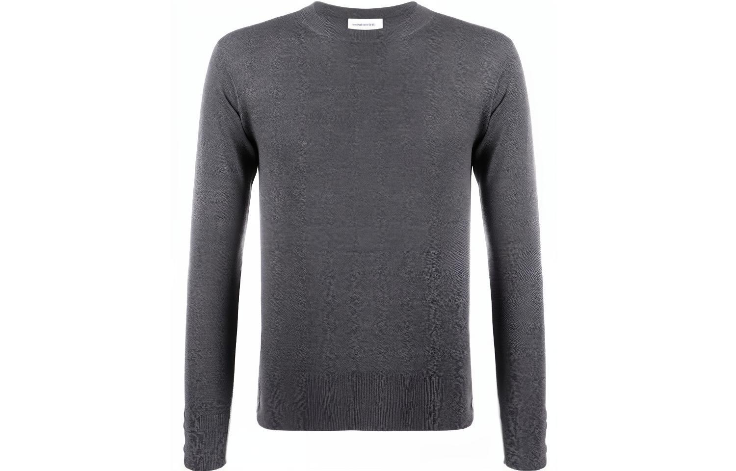 Thom Browne SS21 Wool Crewneck Sweater Grey MKA279A-00014-035 圖 2