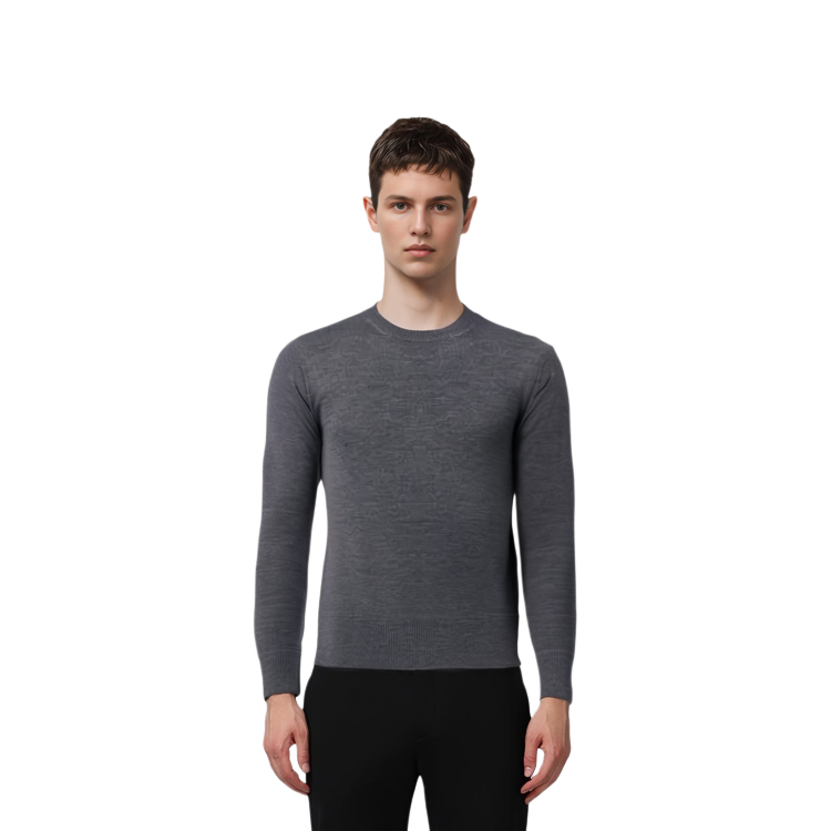 Thom Browne SS21 Wool Crewneck Sweater Grey MKA279A-00014-035 圖 7