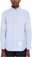 THOM BROWNE SS22 4-Bar Oxford Shirt Blue MWL374D-06177-480 THOM BROWNE SS22 4-Bar Oxford Shirt Blue MWL374D-06177-480