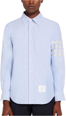 トムブラウン SS22 4バー オックスフォードシャツ ブルー MWL374D-06177-480 Order トムブラウン SS22 4バー オックスフォードシャツ ブルー MWL374D-06177-480