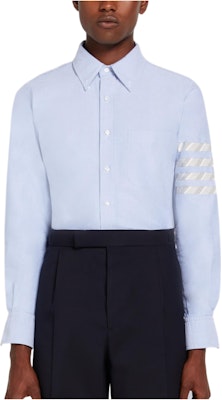 トムブラウン SS22 4バー オックスフォードシャツ ブルー MWL374D-06177-480 Lookbook トムブラウン SS22 4バー オックスフォードシャツ ブルー MWL374D-06177-480