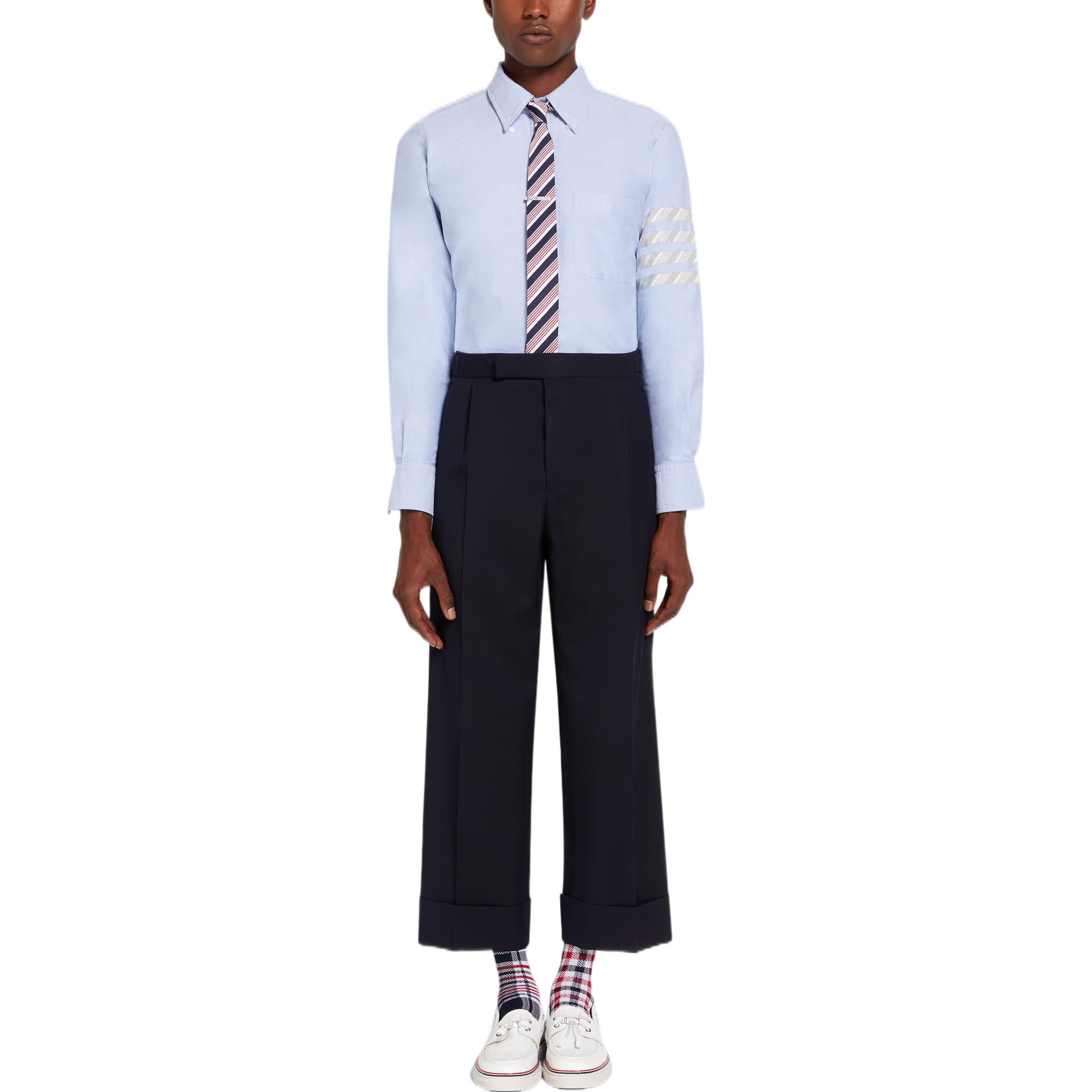 Details for トムブラウン SS22 4バー オックスフォードシャツ ブルー MWL374D-06177-480