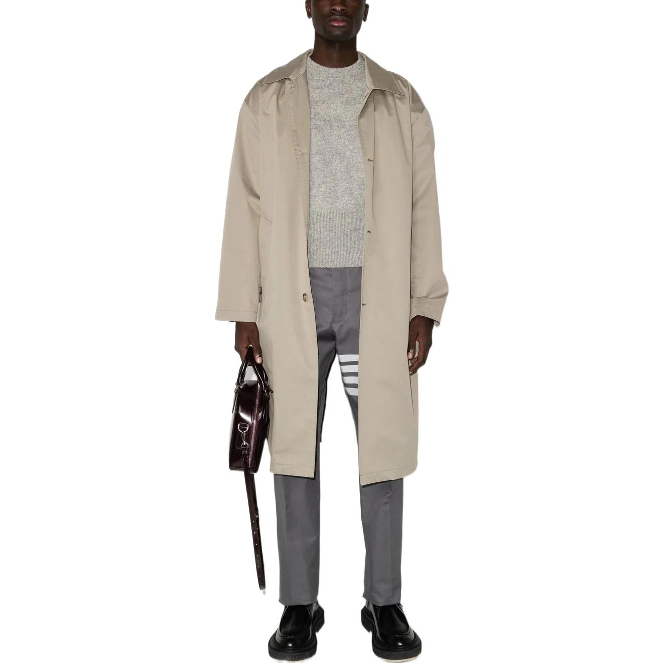 THOM BROWNE SS22  Four-Stripe Wool Sweater Grey MKA317A-Y1026-055 圖 3