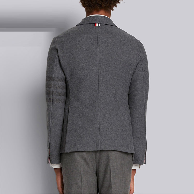 Thom Browne SS22  Grey 4-Bar Notch Lapel Single-Breasted Blazer MJT175A-06772-035 圖 4