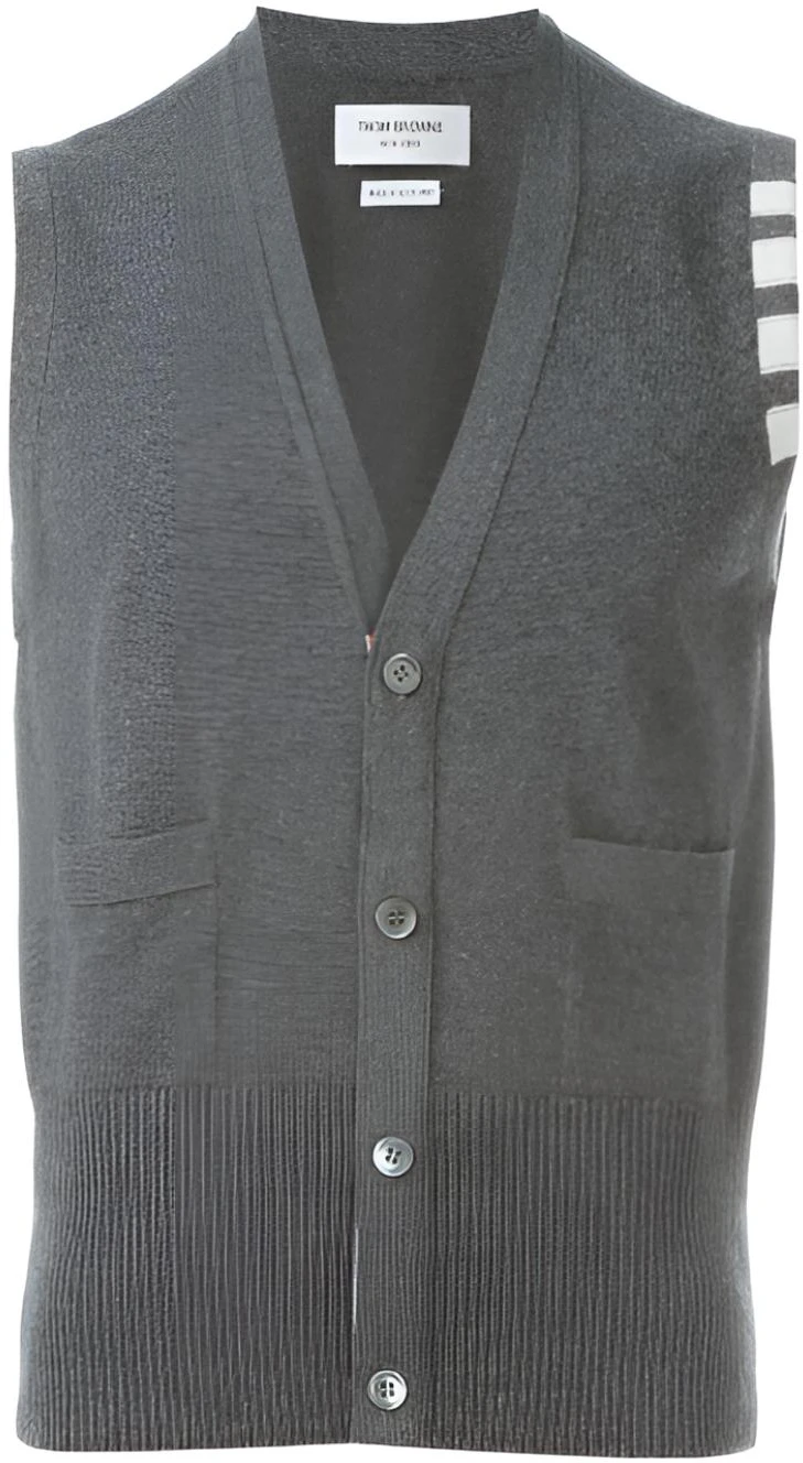 thom-browne-ss-22-grey-cashmere-v-neck-sweater-vest-with-stripe-cuffs-mkv-001-a-00011-055