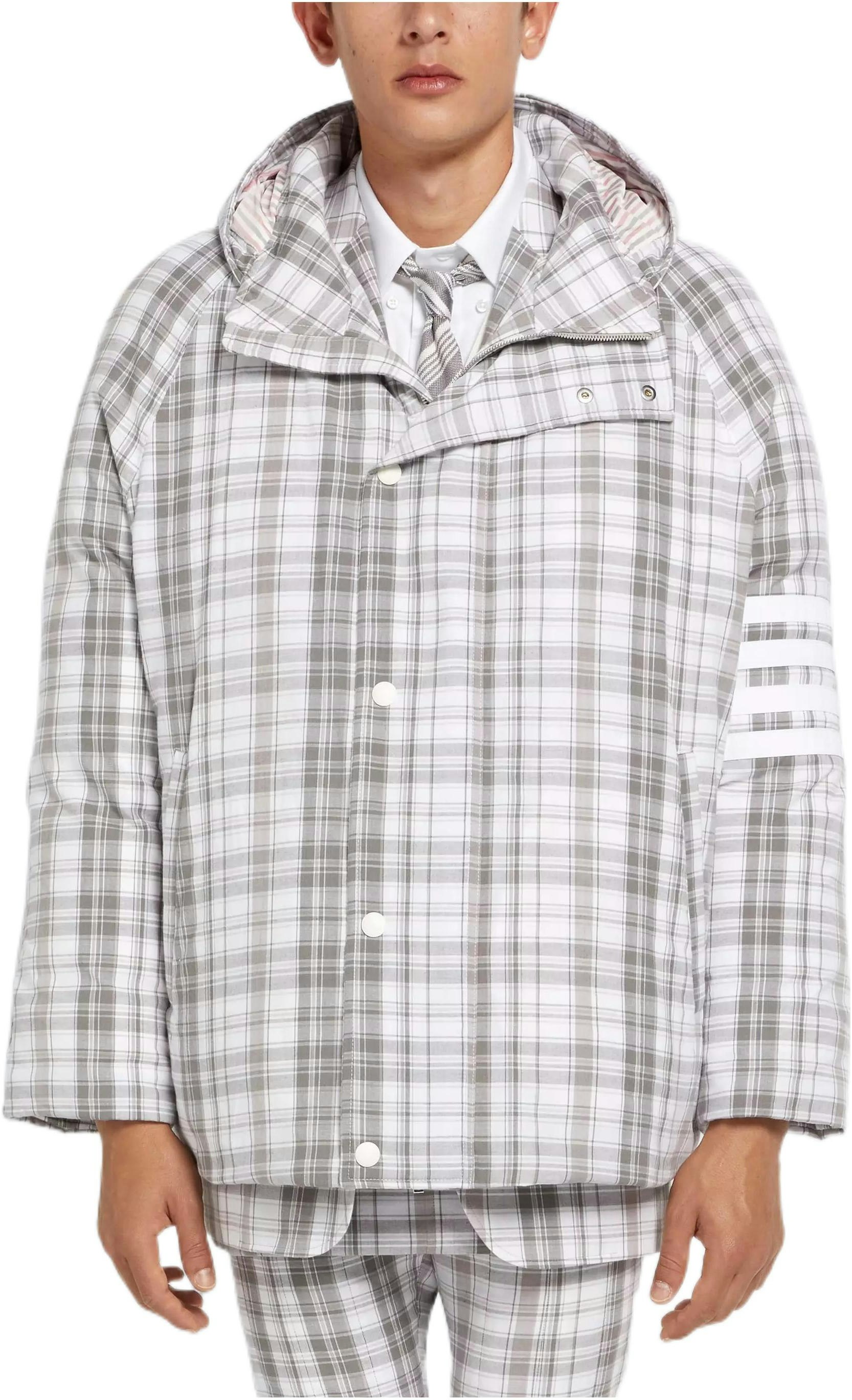 thom-browne-ss-22-grey-checkered-down-jacket-mod-072-x-07848-035