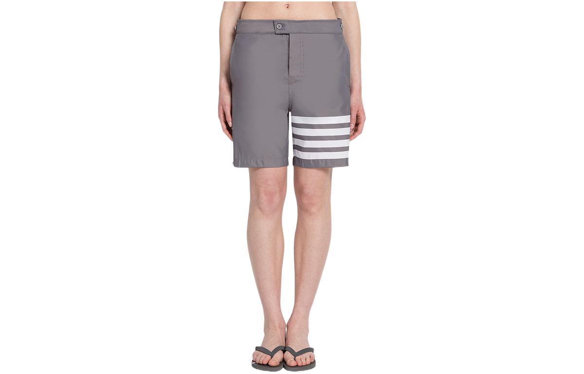 THOM BROWNE SS22  Grey Colorblock Four-Stripe Casual Shorts. MTT027A-07538-035 圖 2