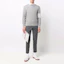Lookbook Thom Browne SS22 Grey Four-Stripe Chunky Knit Sweater MKA402A-Y3017-055